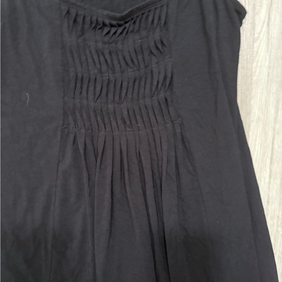 Cynthia Rowley Black Gathered Top - Picture 2 of 7